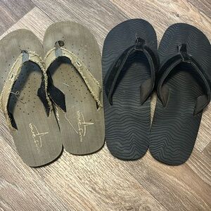 Reef & blue fin sandals